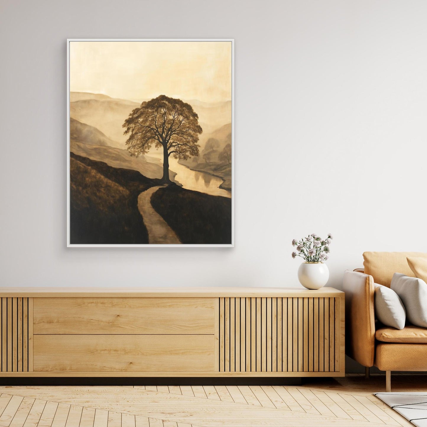 Serene Tree Landscape Art